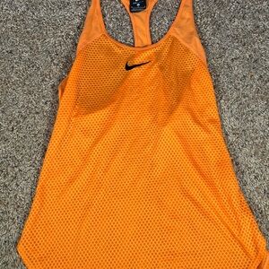 Nike Women's Orange Tank Top